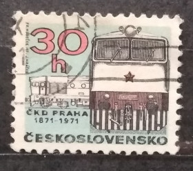 Транспорт Транспорт ^/--/^ Чехословакия 1971 г - 100 лет Локомотивного завода Прага CKD ^_^^^ Чехословаччина 1971 р - 100 років Локомотивного заводу Прага CKD - фото фото фото