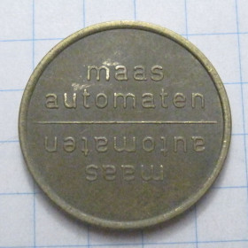Інше Другое ^/--/^ Жетон - Maas Automaten - Вага 3,52 /--/ г - 43005 ^_^^^ Жетон - Maas Automaten - Вес 3,52 /--/ г - 43005 - фото фото фото