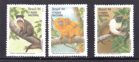 Фауна Фауна ^/--/^ NM Бразилия  1994 г MNH - приматы ^_^^^ NM Бразилія 1994 р MNH - примати - фото фото фото