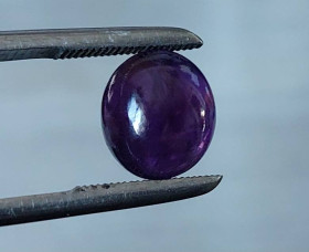 Аметист Аметист ^/--/^ Аметист кабошон 6.35 Ct  12.7 х 11 мм ^_^^^ Аметист кабошон 6.35 Ct 12.7 х 11 мм - фото фото фото