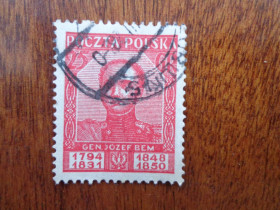 Польща Польша ^/--/^ Польша, 1928 , генерал Й.Бем, гаш. ^_^^^ Польща, 1928, генерал Й.Бем, гаш. - фото фото фото