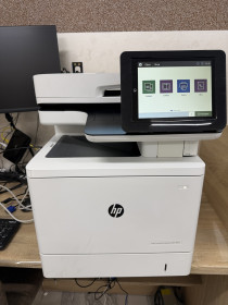 БФП МФУ ^/--/^ МФУ HP LaserJet Enterprise M /--/ 577 / Лазерная цветная печать / 1200 /--/ x /--/ 1200 dpi / A /--/ 4 / 38 стр/мин / Ethernet, USB 2.0 / ePrint - робочий, в гарному стані - фото фото фото