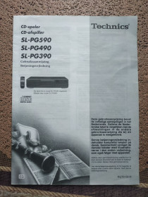 Музикальні центри Музыкальные центры ^/--/^ Инструкция на сд-плеер &amp;quot;Technics SL-PG 390,490,590&amp;quot;. ^_^^^ Інструкція на сд-плеєр &amp;quot; Technics SL-PG 390,490,590 &amp;quot; - фото фото фото