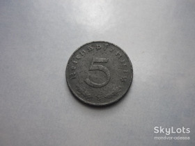 Германія (-) Германия (-) ^/--/^ Германия 5 пфеннигов 1940 D цинк зл/2 /--/ г /--/ 7 ^_^^^ Німеччина 5 пфенігів 1940 D цинк зл/2 /--/ г /--/ 7 - фото фото фото