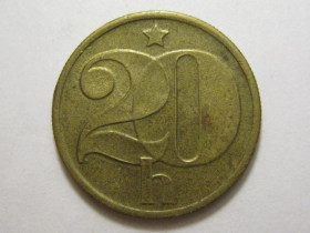 Чехословаччина Чехословакия ^/--/^ Чехословакия 20 геллеров 1973 года 37409 ^_^^^ Чехословаччина 20 геллерів 1973 року 37409 - фото фото фото