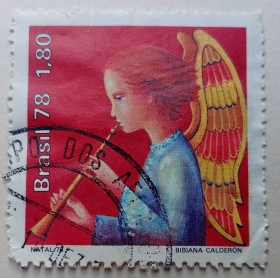 Південна Америка Южная Америка ^/--/^ Бразилия 1978 Рождество, 1,80 /--/ Cr, гашеная ^_^^^ Бразилія 1978 Різдво, 1,80 /--/ Cr, гашена - фото фото фото