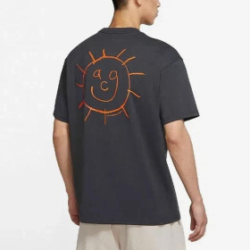 Футболки, майки Футболки, майки ^/--/^ Футболка nike acg smiling face logo round neck breathable short sleeve gray dd /--/ 8806-070 - фото фото фото