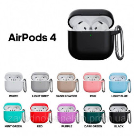Інше Другое ^/--/^ Чехол наушников AirPods 4 Микрофибра (на выбор) ^_^^^ Навушники AirPods 4 Мікрофібра (на вибір) - фото фото фото