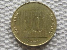 Ізраїль Израиль ^/--/^ Израиль 10 агорот 2003 года #3066 ^_^^^ Ізраїль 10 агорот 2003 року #3066 - фото фото фото