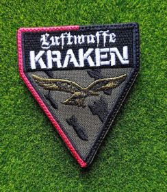 Інше Другое ^/--/^ Шеврон Украина Luftwaffe Group Drone Company, Kraken Кракен № 3891 ^_^^^ Шеврон Украина Luftwaffe Group Drone Company, Kraken Кракен No 3891 - фото фото фото