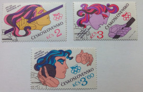 Чехословаччина Чехословакия ^/--/^ Чехословакия 1976 Олимпийские игры, Монреаль, гашеные ^_^^^ Чехословаччина 1976 Олімпійські ігри, Монреаль, гашені - фото фото фото