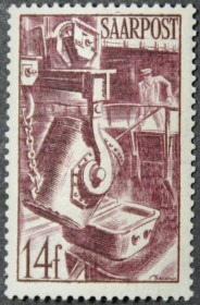 Інше Другое ^/--/^ Германия Саар Тяжелая промышленность  1948 ^_^^^ Німеччина Саар Важка промисловість 1948 - фото фото фото