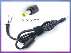 Адаптери живлення Адаптеры питания ^/--/^ DC кабель (5.5*1.7) для Acer (120 /--/ W, 135 /--/ W, 150 /--/ W, 180 /--/ W). От блока питания к ноутбуку ^_^^^ DC кабель (5.5 * 1.7) для Acer (120 /--/ W, 135 /--/ W, 150 /--/ W, 180 /--/ W). Від блоку живлення до ноутбука - фото фото фото