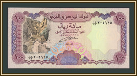 Ємен Йемен ^/--/^ Йемен 100 риалов 1993 P-28  (28 /--/ a.1) UNC ^_^^^ Ємен 100 ріалів 1993 P-28 (28 /--/ a.1) UNC - фото фото фото