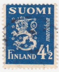 Скандинавія Скандинавия ^/--/^ Финляндия 1942 г. № 273 гашеная ^_^^^ Фінляндія 1942 р. No 273 гашена - фото фото фото