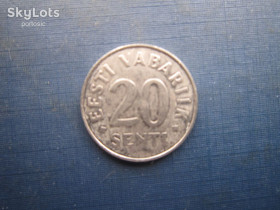 Естонія Эстония ^/--/^ Монета 20 сенті Естонія 1999 ^_^^^ Монета 20 сенти Эстония 1999 - фото фото фото