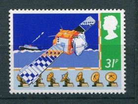 Освоєння космосу Освоение космоса ^/--/^ Великобритания Communications satellite MNH ^_^^^ Великобританія Communications satellite MNH - фото фото фото