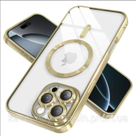Чохли, бампера Чехлы, бампера ^/--/^ IPhone 16 Pro Max Чехол магнитный Защита камеры (золотой) ^_^^^ IPhone 16 Pro Max Чехол магнітний Захист камери (золотий) - фото фото фото