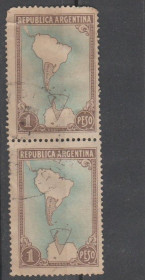 Південна Америка Южная Америка ^/--/^ Аргентина 1951 карта пара - фото фото фото