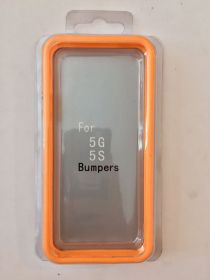 Чохли, бампера Чехлы, бампера ^/--/^ Чехол Бампер Plastic iPhone 5/5 /--/ S Оранжевый ^_^^^ Чехол Бампер Plastic iPhone 5/5 /--/ S Помаранчевий - фото фото фото
