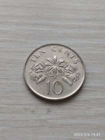 Сінгапур Сингапур ^/--/^ Сінгапур 10 цент 2005 /--/ р. ^_^^^ Сингапур 10 цент 2005 /--/ г. - фото фото фото