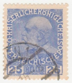 Австрія Австрия ^/--/^ Австрия 1908  г. № 158 гашеная ^_^^^ Австрія 1908 р. No 158 гашена - фото фото фото