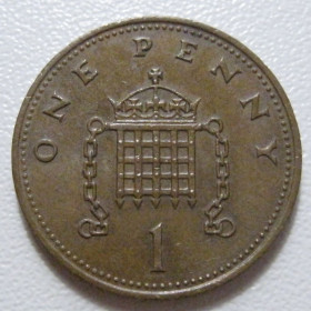 Єлизавета II (після ) Елизавета II (после ) ^/--/^ Велика Британія 1 пенні 1988 року 43057 ^_^^^ Великобритания 1 пенни 1988 года 43057 - фото фото фото