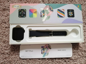 Розумні годинники (Smart watch) Умные часы (Smart watch) ^/--/^ Фірмовий Металевий смарт годинник M /--/ 7 Plus ^_^^^ Металлический смарт часы M /--/ 7 Plus - фото фото фото