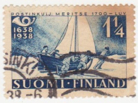 Скандинавія Скандинавия ^/--/^ Финляндия 1938 г.№  221 гашеная ^_^^^ Фінляндія 1938 р. No 221 гашена - фото фото фото