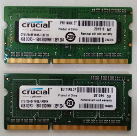 Оперативна пам'ять Оперативная память ^/--/^ Для ноутбука 8 GB 2 /--/ x /--/ 4 /--/ GB DDR /--/ 3 1600 /--/ MHz Crucial PC /--/ 3 /--/ L 12800 /--/ S 1 /--/ Rx /--/ 8 RAM Оперативна пам&amp;apos;ять ^_^^^ Для ноутбука 8 GB 2 /--/ x /--/ 4 /--/ GB DDR /--/ 3 1600 /--/ MHz Crucial PC /--/ 3 /--/ L 12800 /--/ S 1 /--/ Rx /--/ 8 RAM Оперативная память - фото фото фото