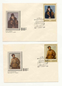 СРСР СССР ^/--/^ СССР 1972 Конверт КПД Живопись  6 шт Комплект ^_^^^ СРСР 1972 Конверт ККД Живопис 6 шт Комплект - фото фото фото