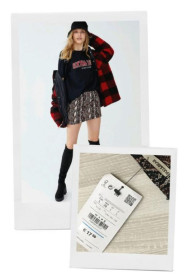 Спідниці Юбки ^/--/^ Коротка міні спідниця pull&amp;bear з анімалістичним зміїним принт... ^_^^^ Короткая мини юбка pull&amp;bear с анималистическим змеиным принтом... - фото фото фото