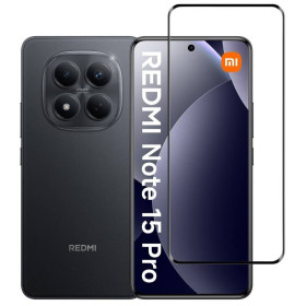 Чохли, бампера Чехлы, бампера ^/--/^ Захисне скло Fiji Premium для Xiaomi Redmi Note 15 Pro закруглені краї та повне проклеювання чорний ^_^^^ Защитное стекло Fiji Premium для Xiaomi Redmi Note 15 Pro закругленные края и полное проклеивание черный - фото фото фото