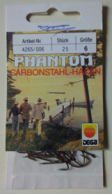 Гачки, оснащення Крючки, оснастка ^/--/^ Рыболовные крючки Phantom №6   (новые) ^_^^^ Рибальські гачки Phantom No /--/ 6 (нові) - фото фото фото