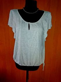 Блузки, сорочки Блузки, рубашки ^/--/^ Блуза бело-серая GAP 48-50 /--/ р ^_^^^ Блуза біло-сіра GAP 48-50 /--/ р - фото фото фото