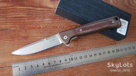 Ножі, мультітули Ножи, мультитулы ^/--/^ LionSteel Skinny Solid SK /--/ 01 /--/ A ES, MagnaCut, Aluminium-Micarta, Molletta design, Ceramic Ball Bearing, Tactical, EDC, Frame Lock - фото фото фото