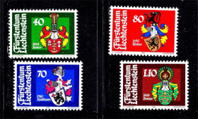 Малі Держави Європи Малые Государства Европы ^/--/^ Лихтенштейн 1982 г  MNH   геральдика ^_^^^ Ліхтенштейн 1982 MNH геральдика - фото фото фото