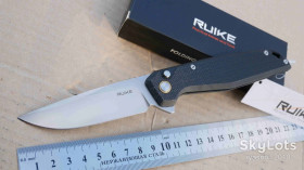 Ножі, мультітули Ножи, мультитулы ^/--/^ Ruike P /--/ 873-MB, Micarta Black, 14 /--/ C /--/ 28 /--/ N Satin, Caged Ceramic Ball Bearing, Flipper, Outdoor, EDC, Liner lock - фото фото фото