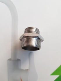 Унітази Унитазы ^/--/^ Ніпель редукційний 3/4&amp;quot; ЗР х 1/2&amp;quot; 3 /--/ Р, нікельований, різьбовий фітинг латунний ^_^^^ Нипель редукционный 3/4&amp;quot; ЗР х 1/2&amp;quot; 3 /--/ Р, никельированный, резной фитинг латунный - фото фото фото