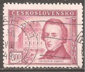 Чехословаччина Чехословакия ^/--/^ Чехословакия 1949 Sc.389 used ^_^^^ Чехословаччина 1949 Sc.389 used - фото фото фото
