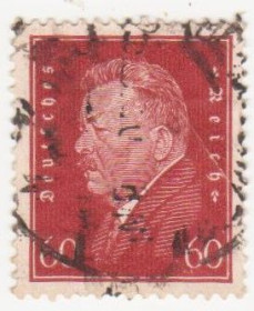 Веймарська республіка Веймарская республика ^/--/^ Германия      ( Рейх) 1928 г. №  412 гашеная ^_^^^ Німеччина (Рейх) 1928 р. No 412 гашена - фото фото фото