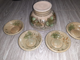 Статуетки, Скульптури, Фігурки, Фарфор Статуэтки, Скульптуры, Фигурки, Фарфор ^/--/^ Сервиз миски авторский 5 /--/ шт Ф 13 см и Ф 22 /--/ см СССР ЛКСФ Львов ^_^^^ Сервіз миски авторський 5 /--/ шт Ф 13 см і Ф 22 /--/ см СРСР ЛКСФ Львів - фото фото фото