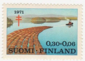 Скандинавія Скандинавия ^/--/^ Финляндия 1971 г. № 694 * ^_^^^ Фінляндія 1971 р. No 694* - фото фото фото