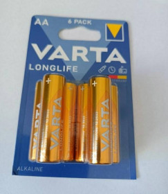 Ліхтарі, ліхтарики Фонари, фары ^/--/^ Батарейка Varta Longlife AA LR /--/ 6 жовтий 1 шт (40836) ^_^^^ Батарейка Varta Longlife AA LR /--/ 6 жёлтый 1 шт (40836) - фото фото фото