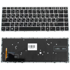 Клавіатури Клавиатуры ^/--/^ Клавиатура для ноутбука HP (EliteBook Folio: 9470 /--/ M, 9480 /--/ M series) rus, black, подсветка клавиш, без  ^_^^^ Клавіатура для ноутбука HP (EliteBook Folio: 9470 /--/ M, 9480 /--/ M series) rus, black, підсвічування клавіш, без - фото фото фото