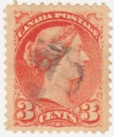 Північна Америка Северная Америка ^/--/^ Канада Canada 1870 г № 13 a   гашеная ^_^^^ Канада Canada 1870 р No 13 a гашена - фото фото фото