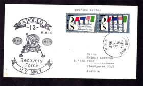 Тематичні колекції Тематические коллекции ^/--/^ Космос . США / USA  1970 г  ХМК - APOLLO-13 - ^_^^^ США / USA 1970 ХМК - APOLLO-13 - - фото фото фото