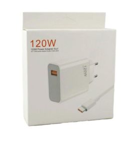 USB адаптери USB адаптеры ^/--/^ Зарядний пристрій зі швидкою зарядкою 120 /--/ W з кабелем USB Type-C ^_^^^ Зарядное устройство со быстрой зарядкой 120 /--/ W с кабелем USB Type-C - фото фото фото