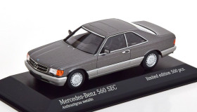 : Закордонні : Зарубежные ^/--/^ Minichamps 1:43   (Limited Edition 1 of 500) Mercedes-Benz 560 SEC, C /--/ 126  (1983) greymetallic ^_^^^ Minichamps 1:43 (Limited Edition 1 of 500) Mercedes-Benz 560 SEC, C /--/ 126 (1983) greymetallic - фото фото фото