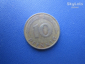 НДР, ФРН ГДР, ФРГ ^/--/^ Монета 10 пфенігів Німеччина ФРН 1977 D ^_^^^ Монета 10 пфеннигов Германия ФРГ 1977 D - фото фото фото